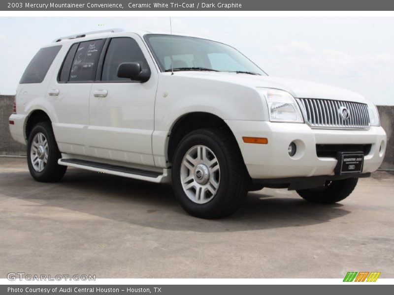 Ceramic White Tri-Coat / Dark Graphite 2003 Mercury Mountaineer Convenience