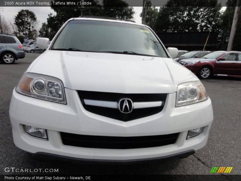 Taffeta White / Saddle 2005 Acura MDX Touring