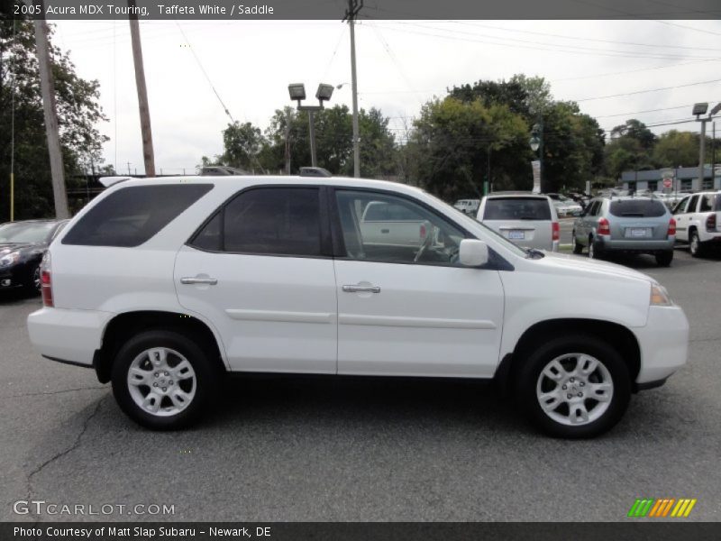 Taffeta White / Saddle 2005 Acura MDX Touring