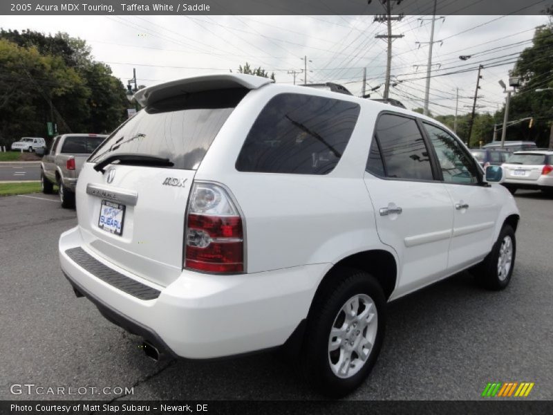 Taffeta White / Saddle 2005 Acura MDX Touring