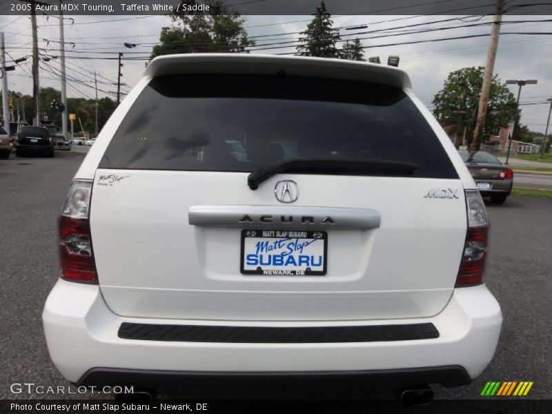 Taffeta White / Saddle 2005 Acura MDX Touring