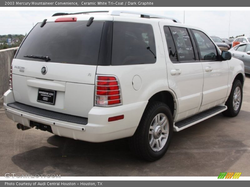 Ceramic White Tri-Coat / Dark Graphite 2003 Mercury Mountaineer Convenience