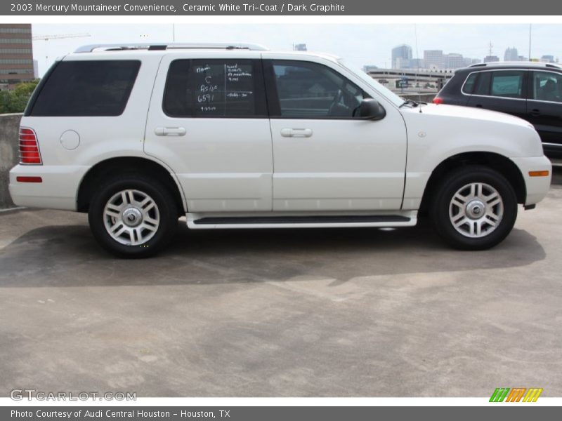 Ceramic White Tri-Coat / Dark Graphite 2003 Mercury Mountaineer Convenience