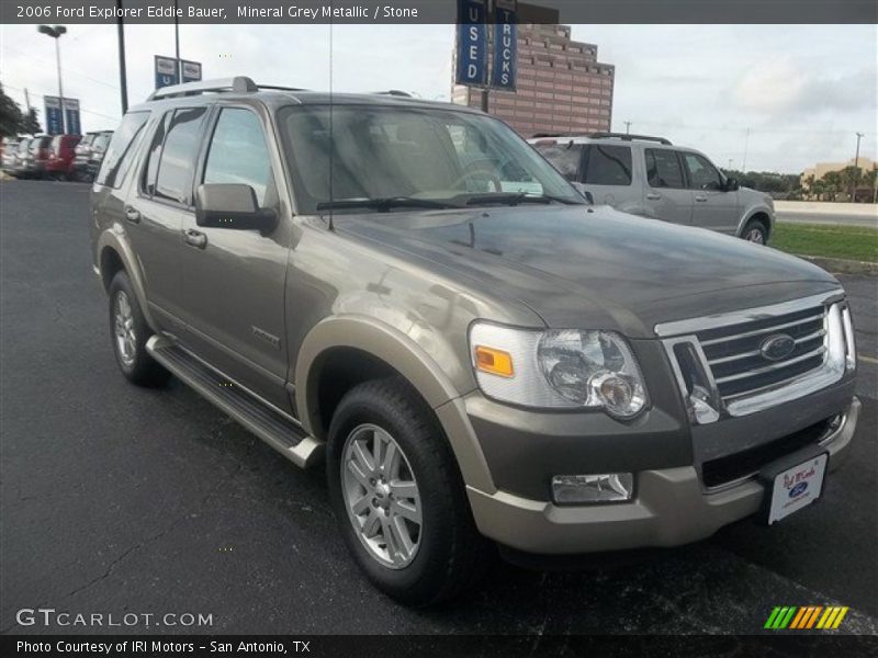 Mineral Grey Metallic / Stone 2006 Ford Explorer Eddie Bauer