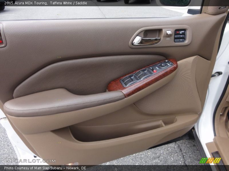 Taffeta White / Saddle 2005 Acura MDX Touring