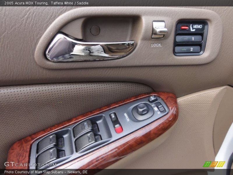 Taffeta White / Saddle 2005 Acura MDX Touring