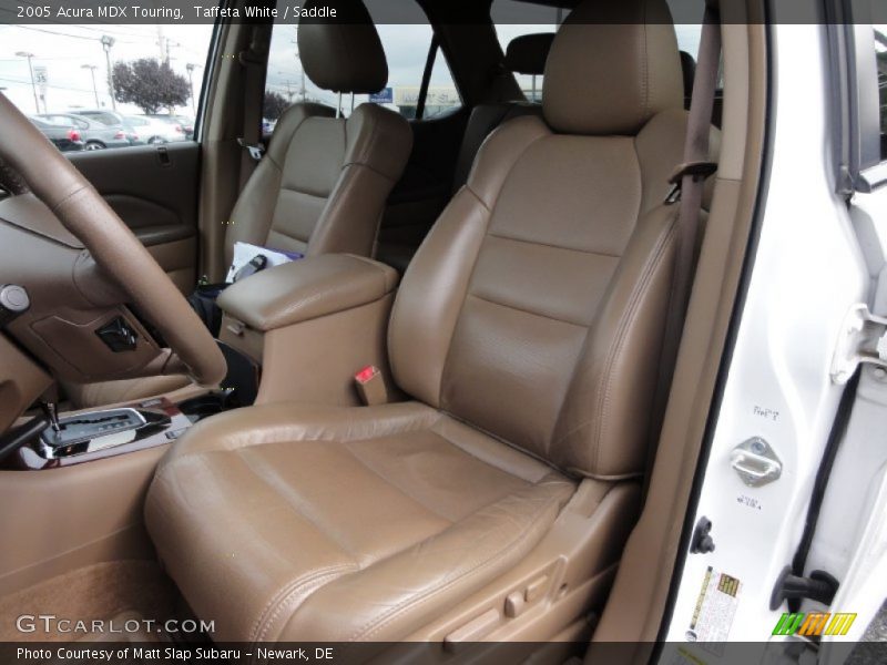 Taffeta White / Saddle 2005 Acura MDX Touring