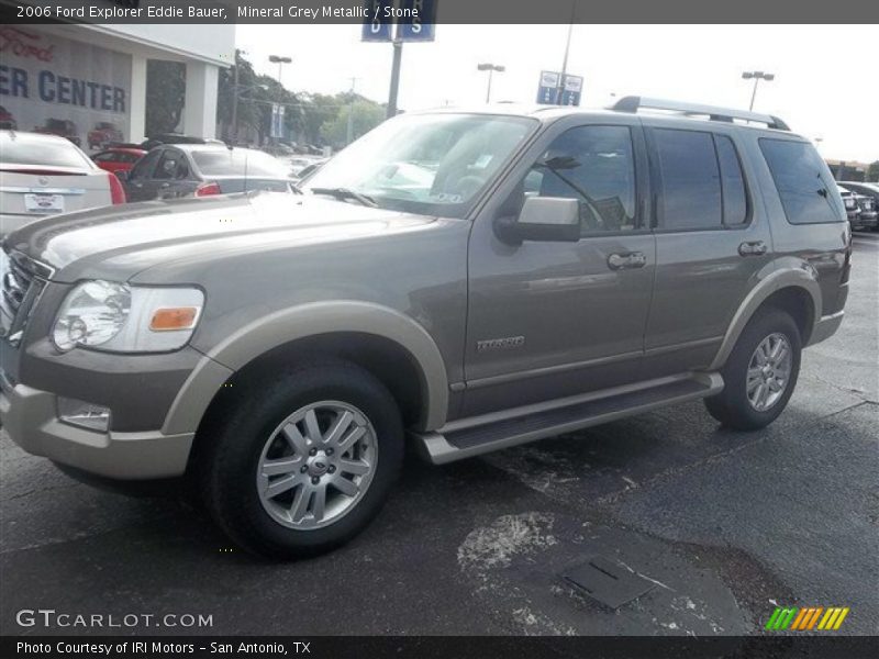 Mineral Grey Metallic / Stone 2006 Ford Explorer Eddie Bauer