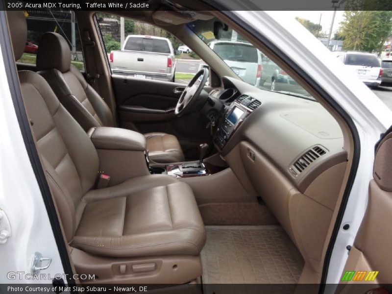 Taffeta White / Saddle 2005 Acura MDX Touring