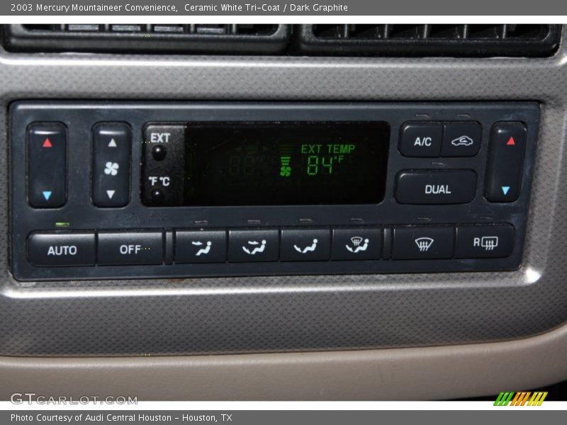 Ceramic White Tri-Coat / Dark Graphite 2003 Mercury Mountaineer Convenience