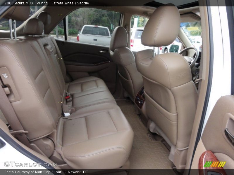 Taffeta White / Saddle 2005 Acura MDX Touring