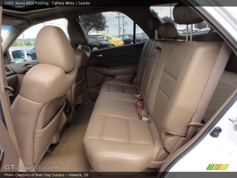 Taffeta White / Saddle 2005 Acura MDX Touring