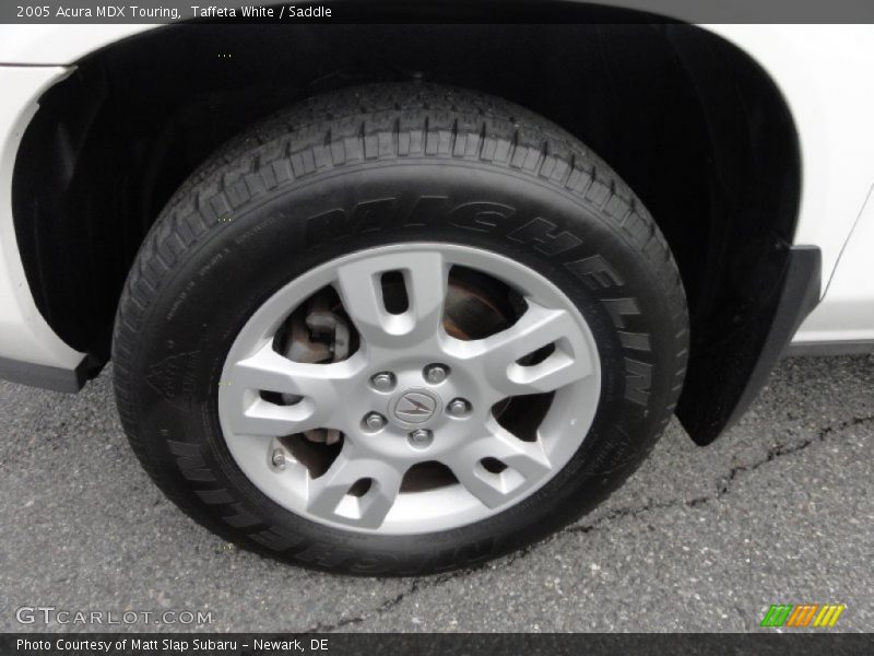 Taffeta White / Saddle 2005 Acura MDX Touring