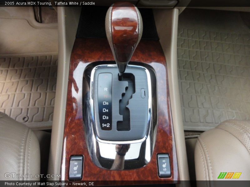Taffeta White / Saddle 2005 Acura MDX Touring