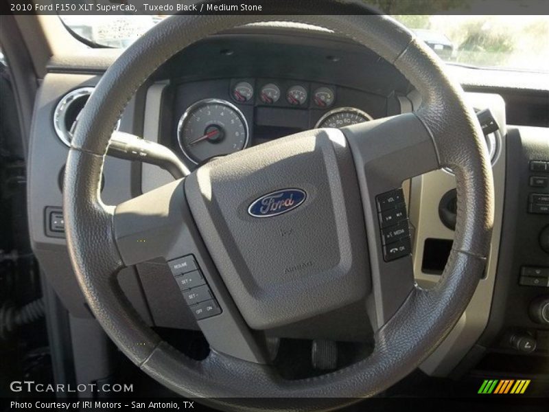 Tuxedo Black / Medium Stone 2010 Ford F150 XLT SuperCab