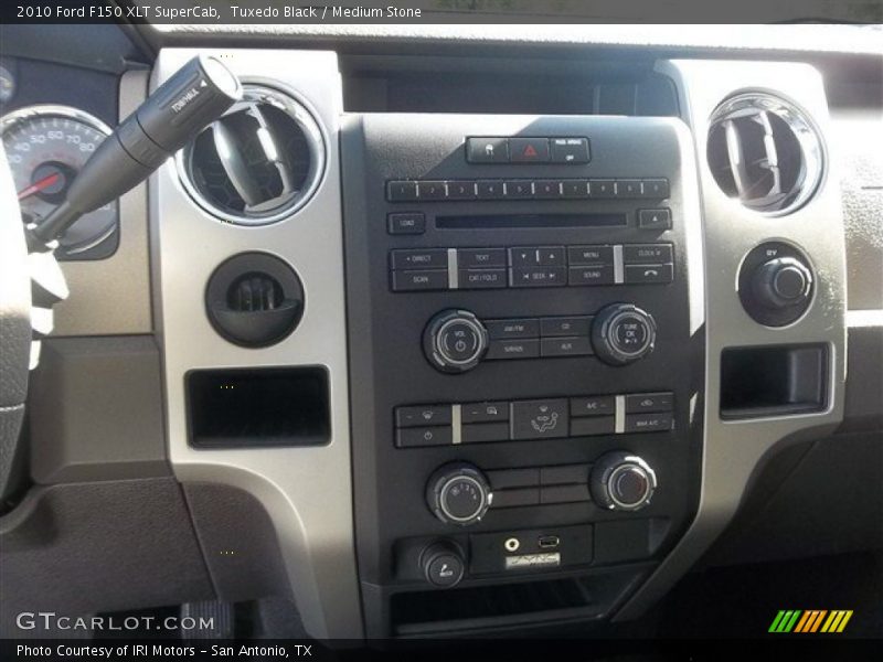 Tuxedo Black / Medium Stone 2010 Ford F150 XLT SuperCab