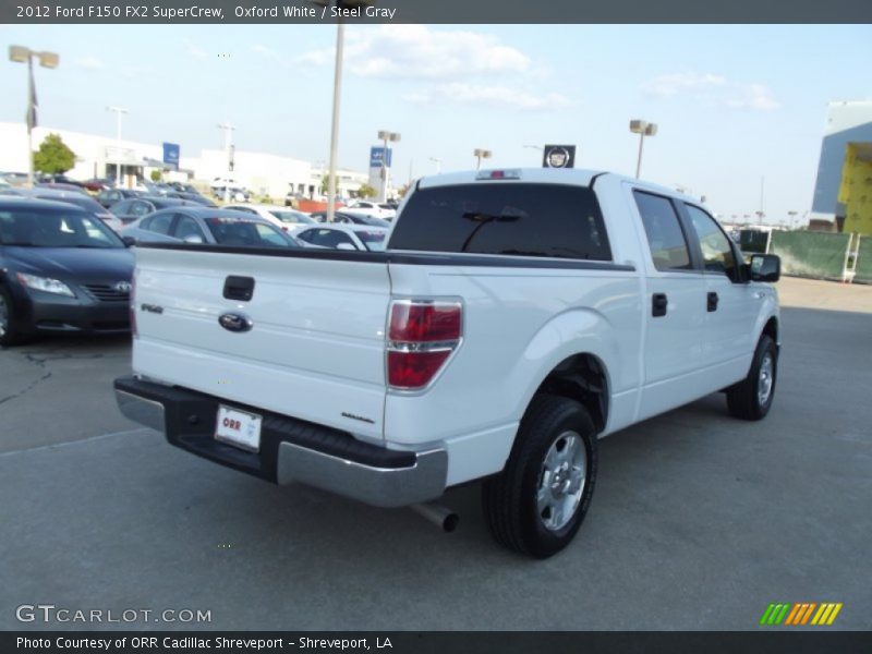Oxford White / Steel Gray 2012 Ford F150 FX2 SuperCrew