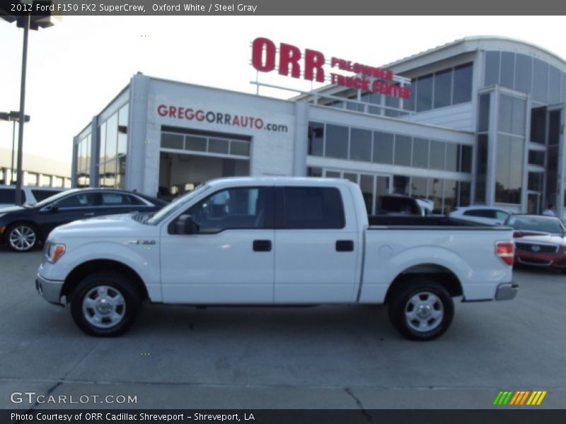 Oxford White / Steel Gray 2012 Ford F150 FX2 SuperCrew
