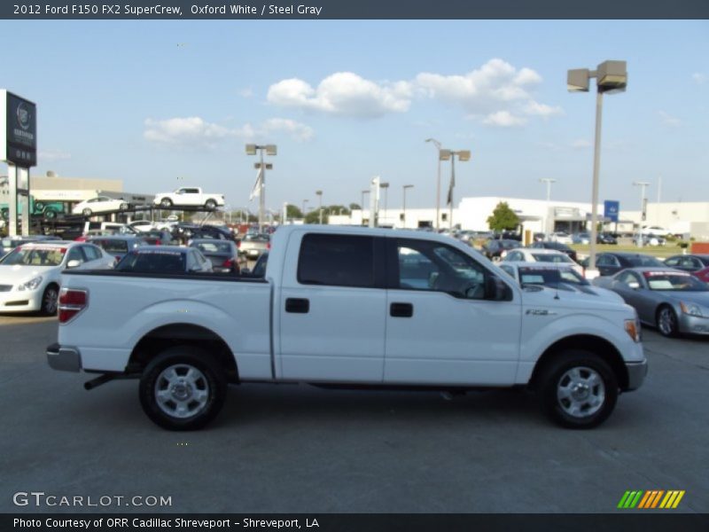 Oxford White / Steel Gray 2012 Ford F150 FX2 SuperCrew