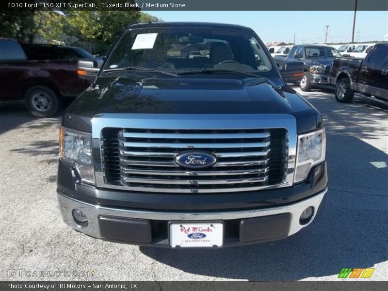 Tuxedo Black / Medium Stone 2010 Ford F150 XLT SuperCab