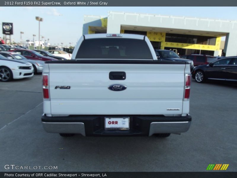 Oxford White / Steel Gray 2012 Ford F150 FX2 SuperCrew