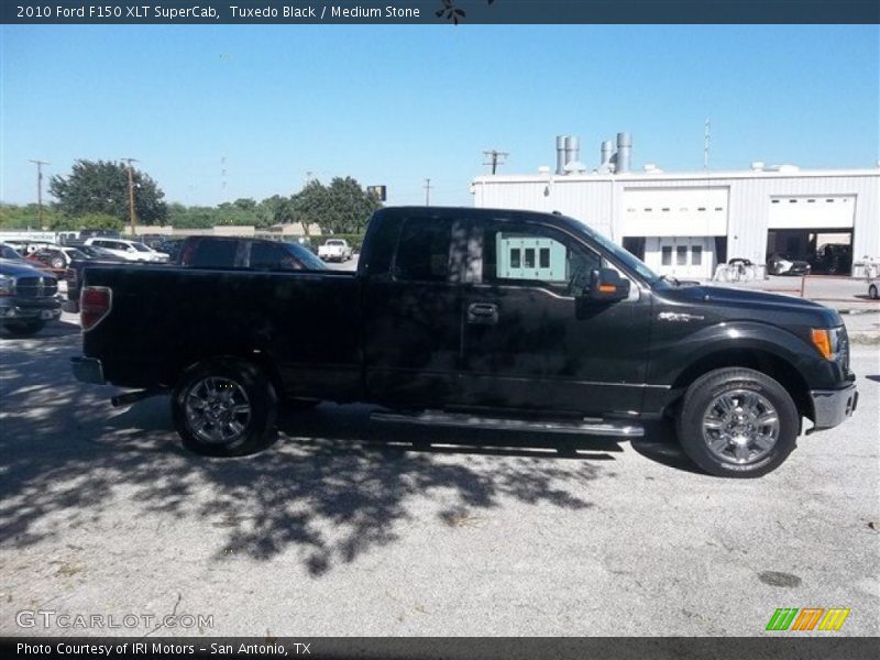 Tuxedo Black / Medium Stone 2010 Ford F150 XLT SuperCab