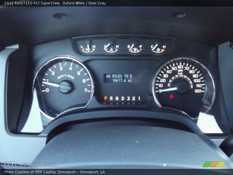 Oxford White / Steel Gray 2012 Ford F150 FX2 SuperCrew