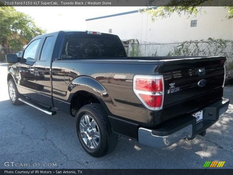 Tuxedo Black / Medium Stone 2010 Ford F150 XLT SuperCab