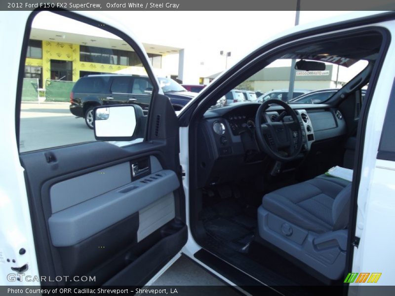 Oxford White / Steel Gray 2012 Ford F150 FX2 SuperCrew