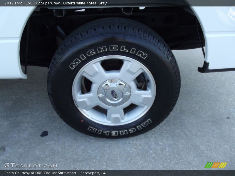 Oxford White / Steel Gray 2012 Ford F150 FX2 SuperCrew