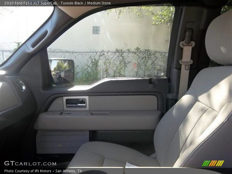 Tuxedo Black / Medium Stone 2010 Ford F150 XLT SuperCab