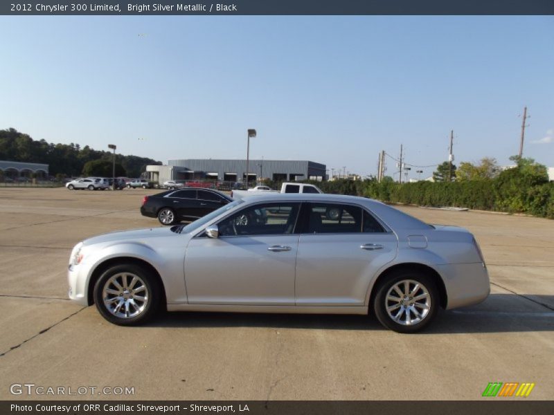 Bright Silver Metallic / Black 2012 Chrysler 300 Limited