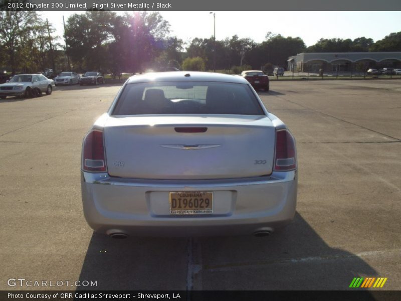 Bright Silver Metallic / Black 2012 Chrysler 300 Limited