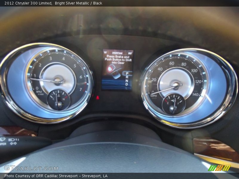 Bright Silver Metallic / Black 2012 Chrysler 300 Limited