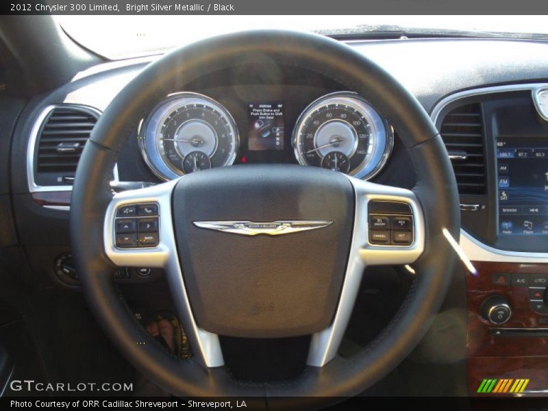 Bright Silver Metallic / Black 2012 Chrysler 300 Limited