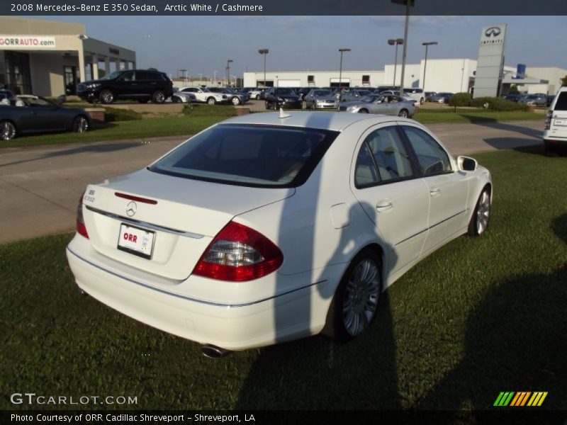 Arctic White / Cashmere 2008 Mercedes-Benz E 350 Sedan