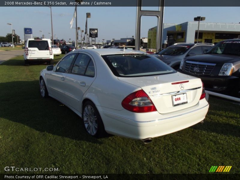 Arctic White / Cashmere 2008 Mercedes-Benz E 350 Sedan