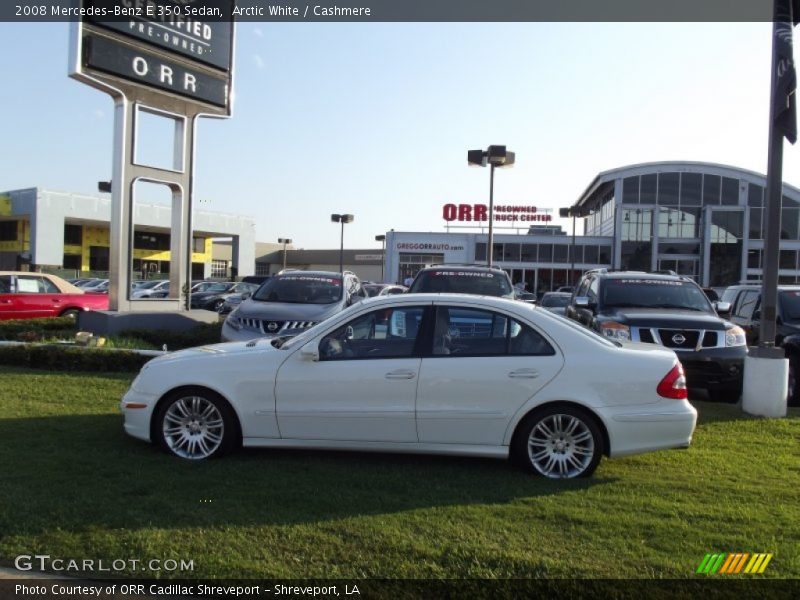 Arctic White / Cashmere 2008 Mercedes-Benz E 350 Sedan