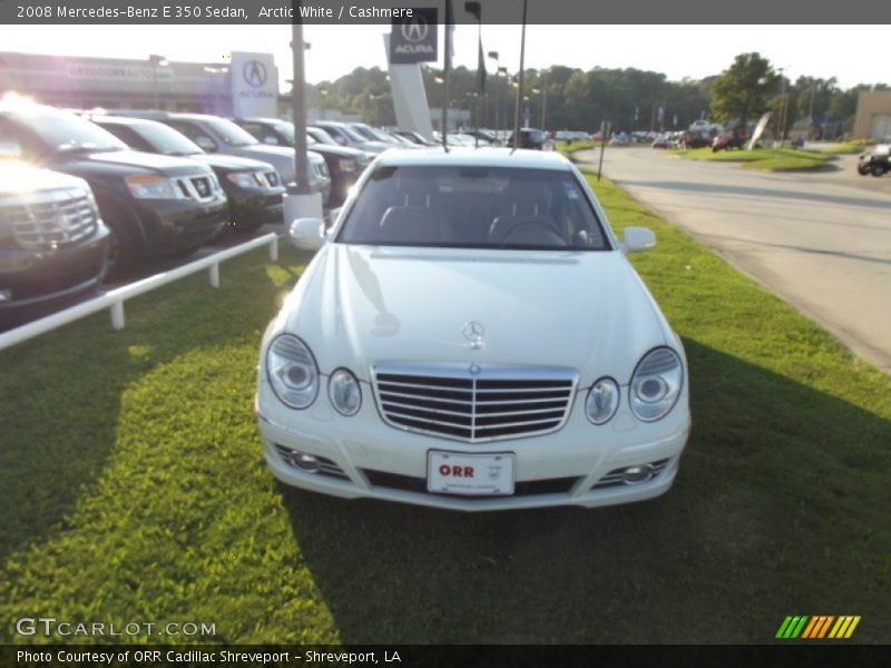 Arctic White / Cashmere 2008 Mercedes-Benz E 350 Sedan