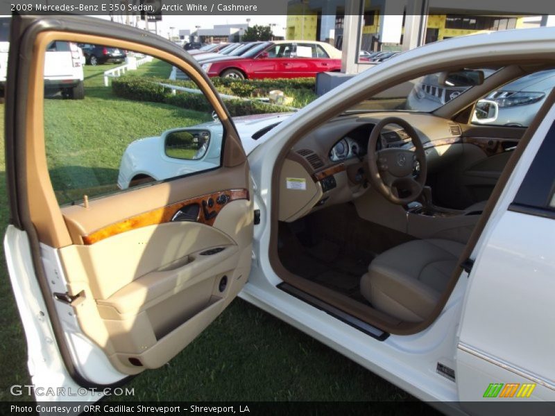 Arctic White / Cashmere 2008 Mercedes-Benz E 350 Sedan