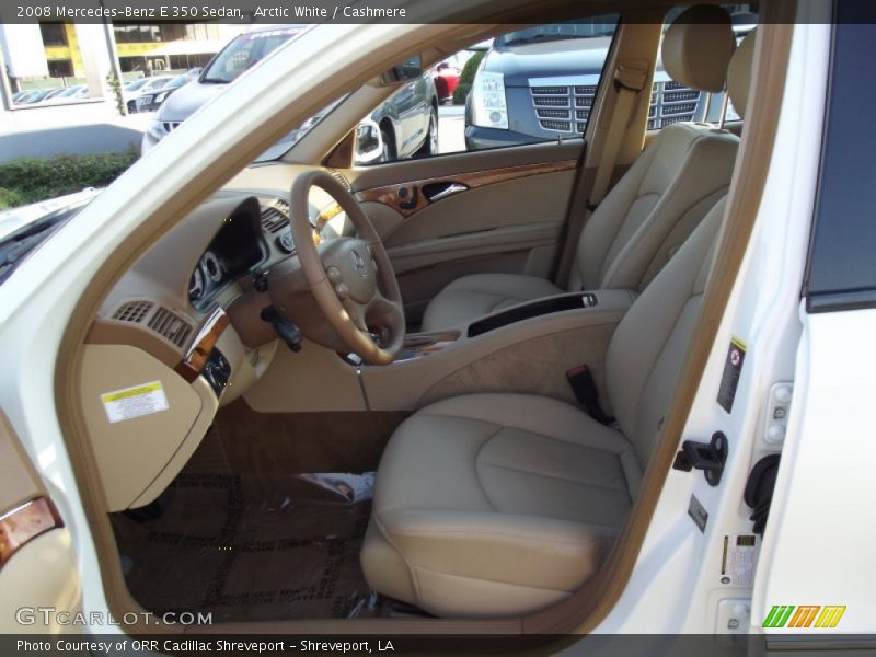 Arctic White / Cashmere 2008 Mercedes-Benz E 350 Sedan