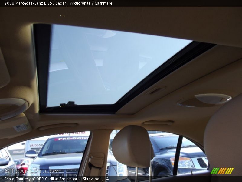 Arctic White / Cashmere 2008 Mercedes-Benz E 350 Sedan