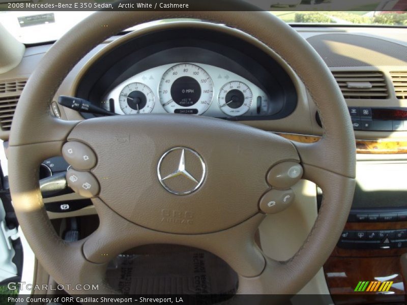 Arctic White / Cashmere 2008 Mercedes-Benz E 350 Sedan