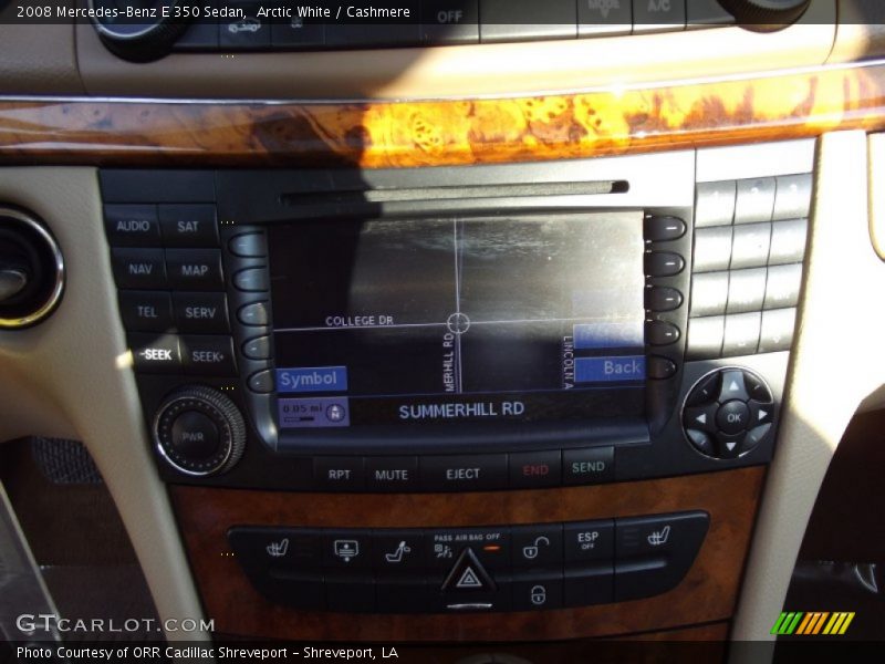 Arctic White / Cashmere 2008 Mercedes-Benz E 350 Sedan