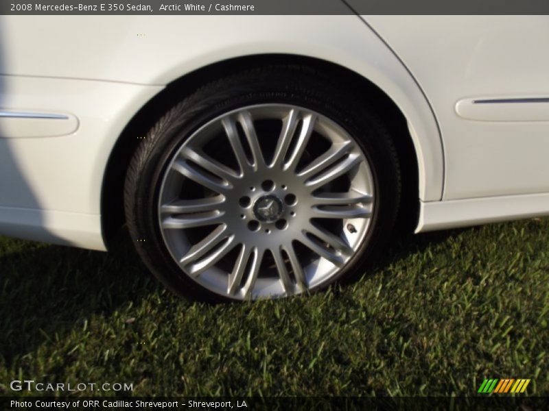 Arctic White / Cashmere 2008 Mercedes-Benz E 350 Sedan