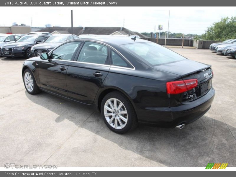 Brilliant Black / Nougat Brown 2013 Audi A6 3.0T quattro Sedan