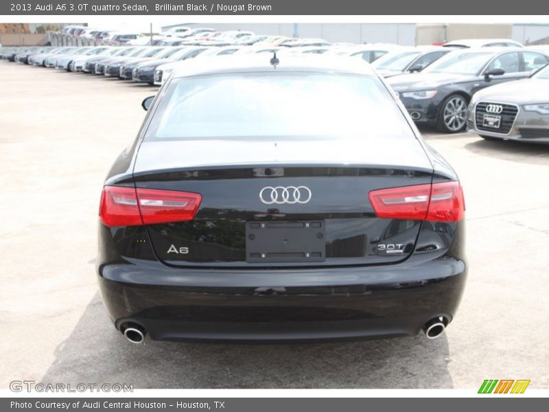 Brilliant Black / Nougat Brown 2013 Audi A6 3.0T quattro Sedan