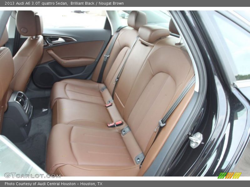 Brilliant Black / Nougat Brown 2013 Audi A6 3.0T quattro Sedan