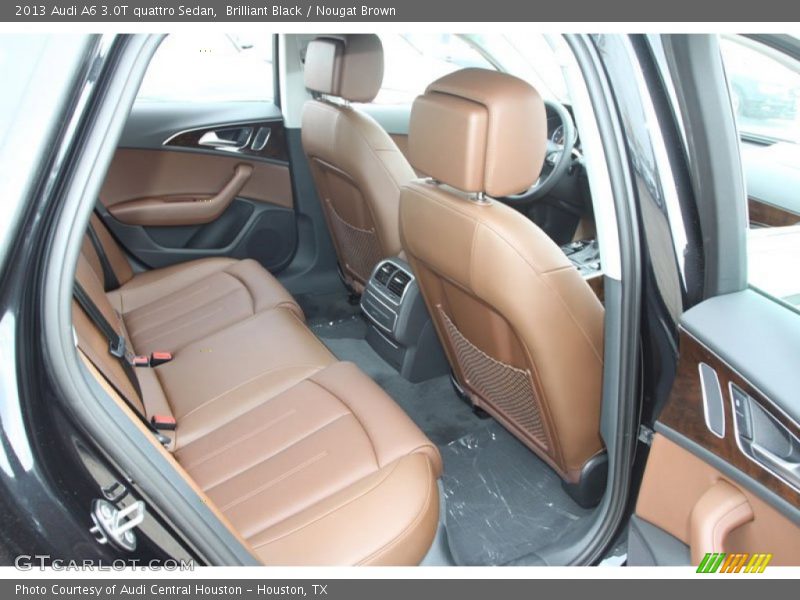Brilliant Black / Nougat Brown 2013 Audi A6 3.0T quattro Sedan