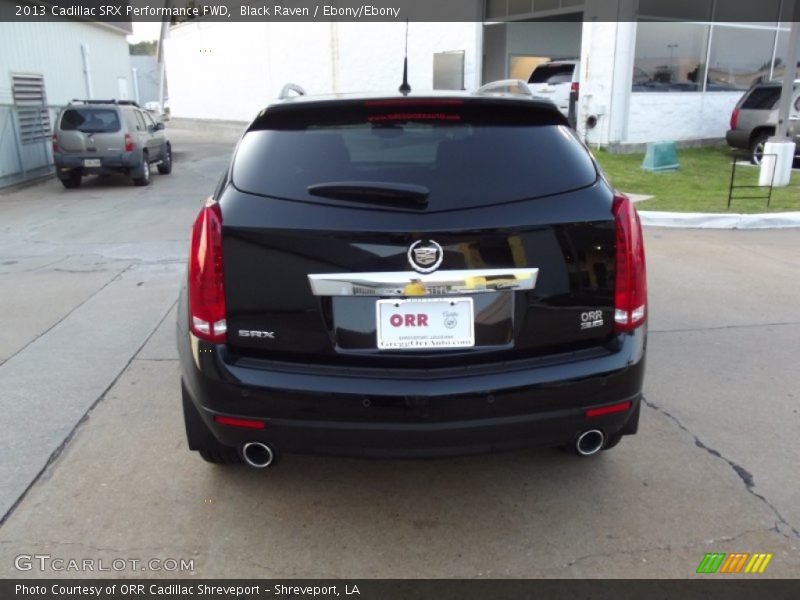 Black Raven / Ebony/Ebony 2013 Cadillac SRX Performance FWD
